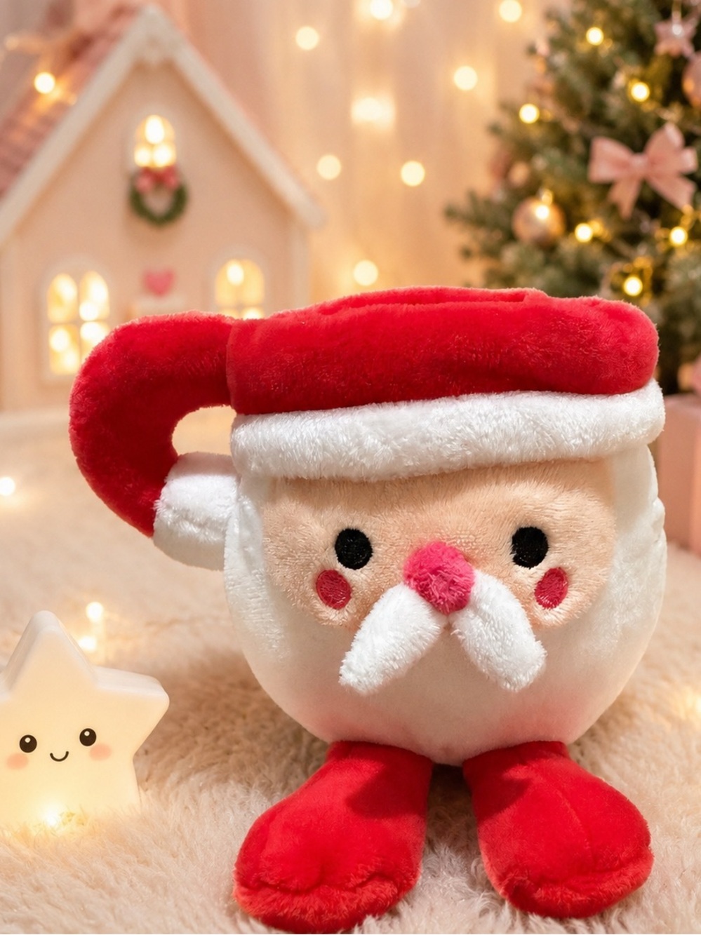 HALLMARK Santa Clause Mug Plush Toy 5” inches - Picture 1 of 2